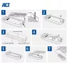 ACT Carcasa SSD USB 40 Gbit/s M.2 2280 NVMe / PCIe, sin herramientas