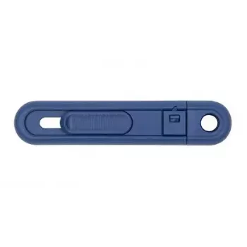 Cúter Wedo 76 9811 Azul hoja troceable 44 mm ancho 135 mm largo