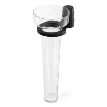 Hama 00185863 Pluviómetro 3.5 cm negro, transparente