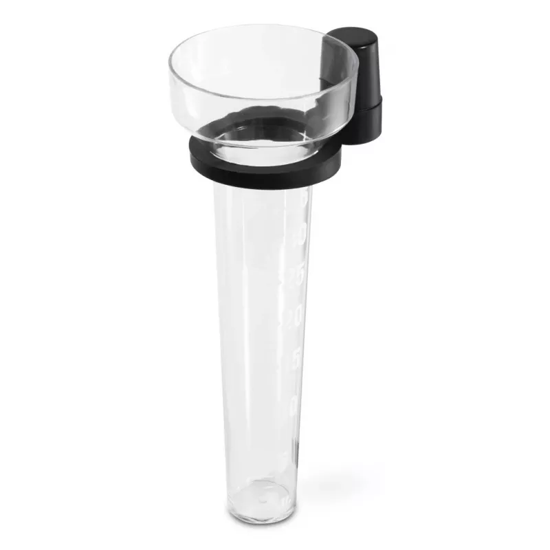 Hama 00185863 Pluviómetro 3.5 cm negro, transparente