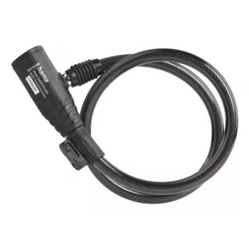 Hama 00178137 Candado para bicicleta negro 650 mm candado de cable
