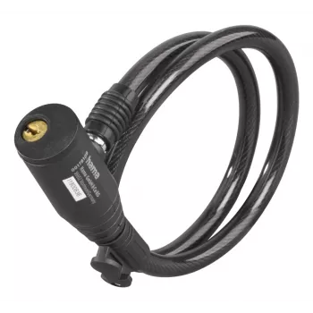 Hama 00178137 Candado para bicicleta negro 650 mm candado de cable