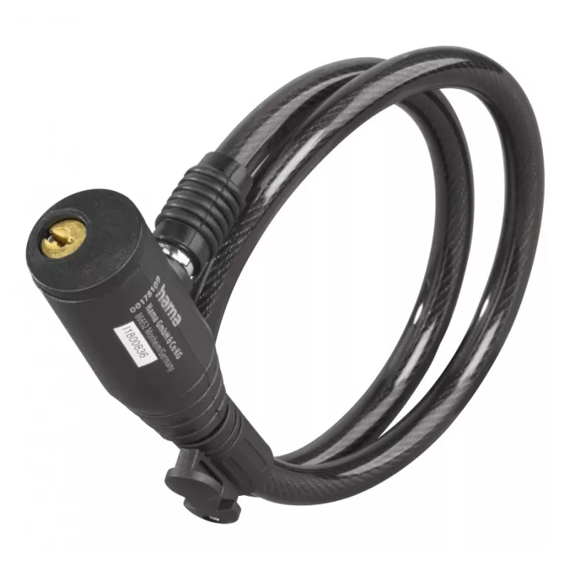 Hama 00178137 Candado para bicicleta negro 650 mm candado de cable