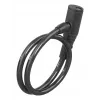 Hama 00178137 Candado para bicicleta negro 650 mm candado de cable