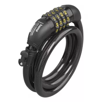 Hama 00178135 Candado para bicicleta negro 1200 mm candado de cable