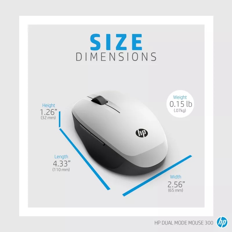 HP ratón Dual Mode RF inalámbrico Bluetooth