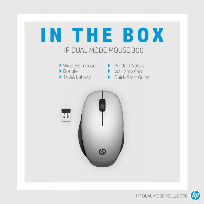 HP ratón Dual Mode RF inalámbrico Bluetooth