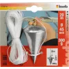 KWB 177850 Plomada 300 g con cuerda de 20 m