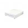 Equip 351011 cajón portamonedas POS, 4 compartimentos para billetes / 8 para monedas, RJ11, blanco