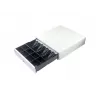 Equip 351011 cajón portamonedas POS, 4 compartimentos para billetes / 8 para monedas, RJ11, blanco
