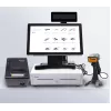 Equip 351011 cajón portamonedas POS, 4 compartimentos para billetes / 8 para monedas, RJ11, blanco