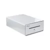 Cajón portamonedas Equip para sistemas de caja (POS), 4 compartimentos para billetes / 4 para monedas, ranuras para monedas extraíbles, conexión RJ11, aluminio