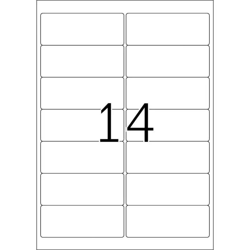 Etiquetas de dirección Premium HERMA 5076 A4 99,1x38,1 mm