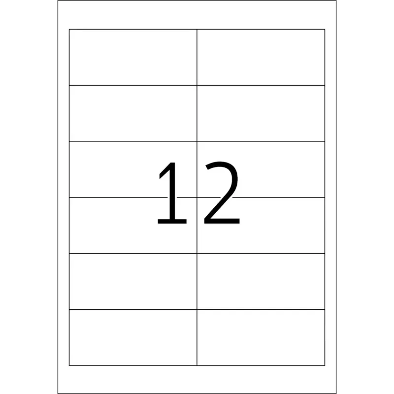 Etiqueta de impresora autoadhesiva HERMA Labels Premium A4 97x42,3 mm