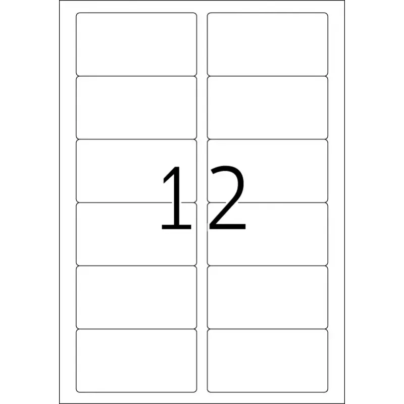 Etiquetas de dirección Premium HERMA A4 88,9x46,6 mm 1200 unidades