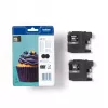 Brother LC123BK pack de 2, negro, tinta pigmentada, 1 ud., 600 páginas, 600 páginas, multipack