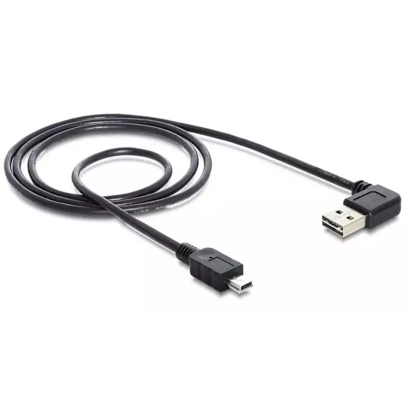 Cable USB DeLOCK 5m USB 2.0 A - Mini-USB m/m 83381 negro