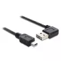 Cable USB DeLOCK 5m USB 2.0 A - Mini-USB m/m 83381 negro
