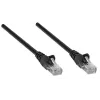 Intellinet 347440 cable de conexión de red, Cat5e U/UTP, RJ45 (M) a RJ45 (M), 0,3 m, moldeado, sin enganches, negro, 10 uds.