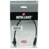 Intellinet 347440 cable de conexión de red, Cat5e U/UTP, RJ45 (M) a RJ45 (M), 0,3 m, moldeado, sin enganches, negro, 10 uds.