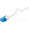 Cable de red Goobay CAT 6A plano patch RJ-45 Cat6a 0,5 m blanco