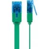 Cable patch plano Goobay CAT 6A U/UTP 1 m verde RJ-45