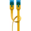 Cable patch plano Goobay CAT 6A U/UTP amarillo 2 m