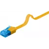 Cable patch plano Goobay CAT 6A U/UTP amarillo 2 m