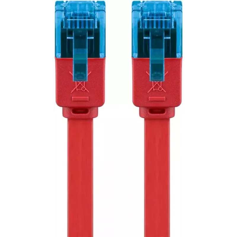 Cable patch Wentronic CAT6a U/UTP 3 m, conector RJ-45 macho/macho, oro, U/UTP (96333)