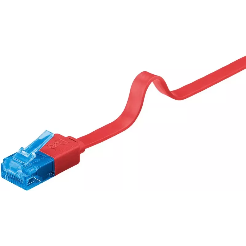 Cable patch Wentronic CAT6a U/UTP 3 m, conector RJ-45 macho/macho, oro, U/UTP (96333)