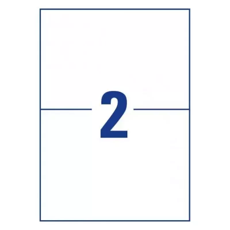 Hojas de etiquetas Avery Zweckform modelo 6176 — hojas imprimibles 210 × 148 mm, formato de paquete