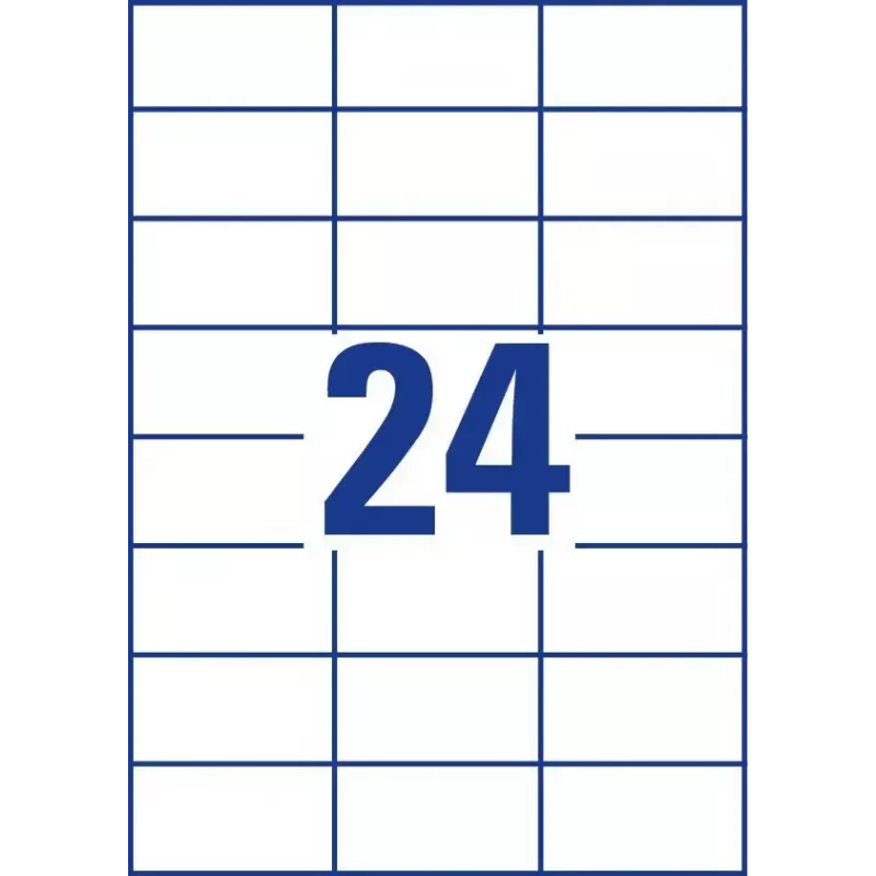 Etiquetas autoadhesivas Avery Zweckform 6173 rectangulares permanentes blancas — 720 uds.