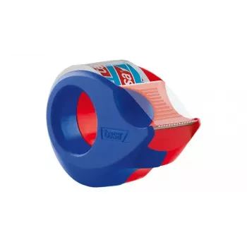 Tesa 57859 Dispensador de cinta adhesiva, azul/rojo