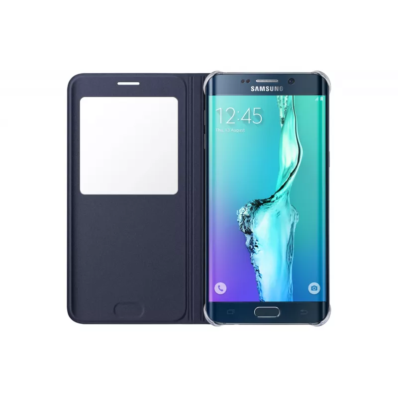 Funda para móvil Samsung EF-CG928 tipo flip negra, azul