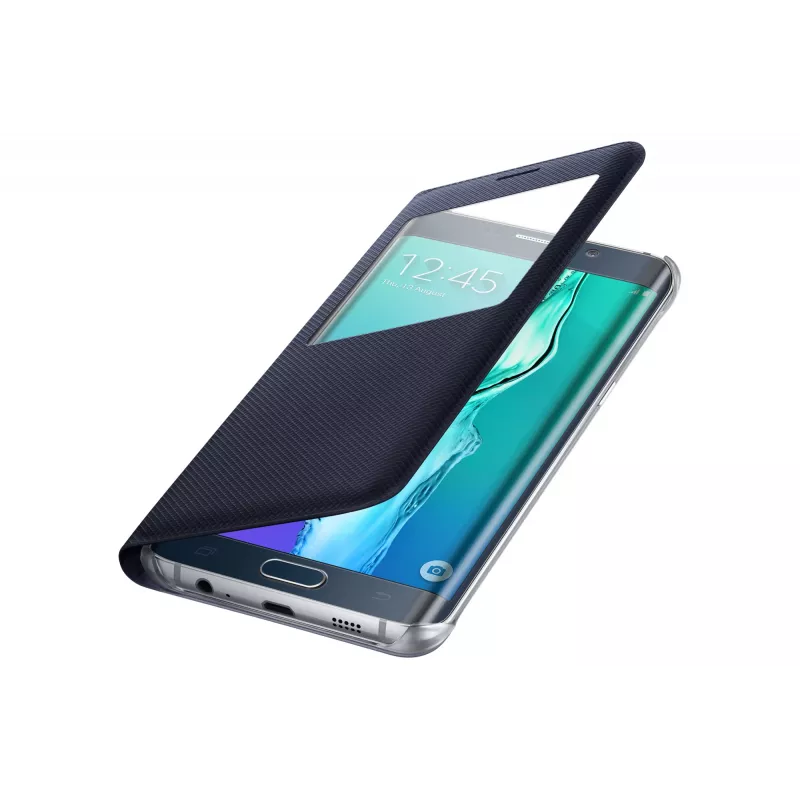 Funda para móvil Samsung EF-CG928 tipo flip negra, azul