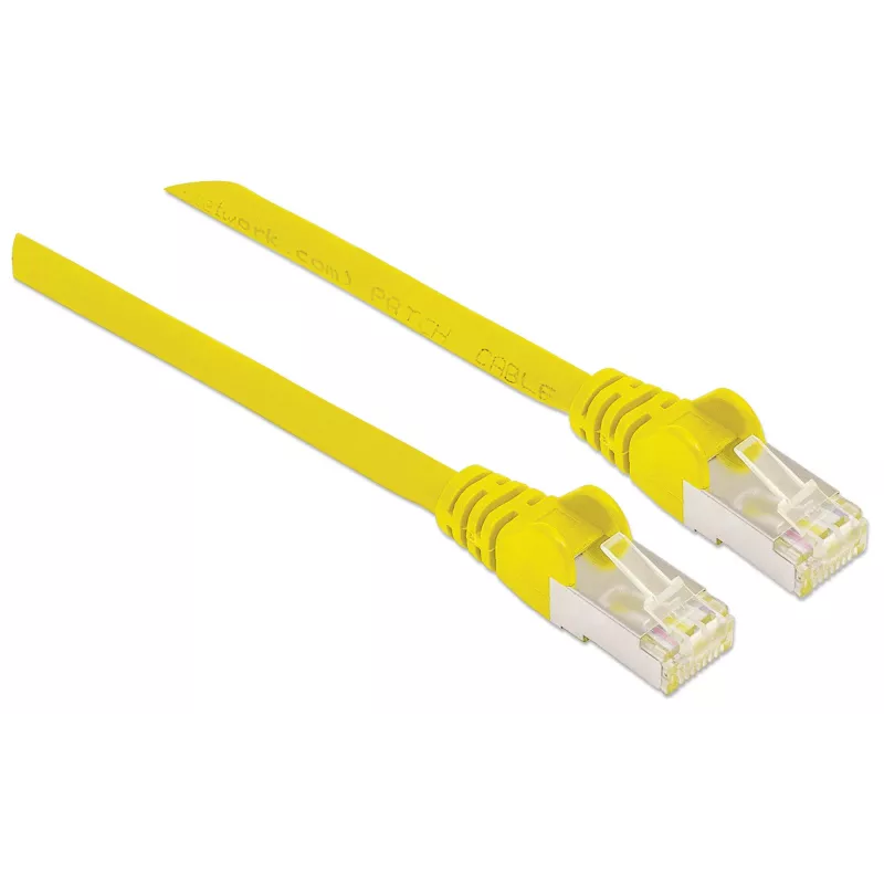 Intellinet 735827 cable de red patch, Cat6, S/FTP, LS0H/LSZH, 10 m, RJ45, contactos chapados en oro, cobre, amarillo