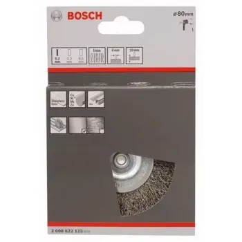 Cepillo de alambre Bosch 2 608 622 123 8 cm diámetro de vástago 6 mm