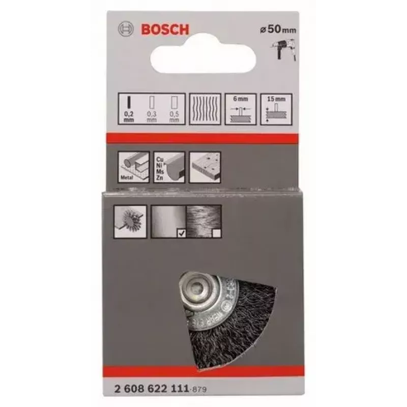 Bosch 2 608 622 111 cepillo de alambre/cepillo circular 5 cm