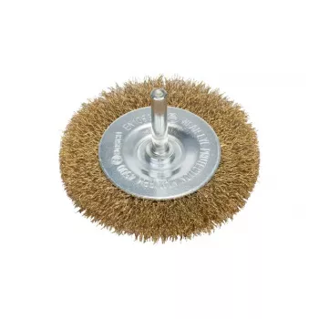 Cepillos de alambre Bosch 2608622009 alambre ondulado con baño de latón 7,5 cm