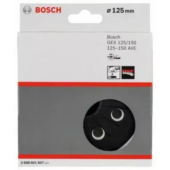 Plato de lijado Bosch 2 608 601 607 125 mm x 125 mm 1 unidad