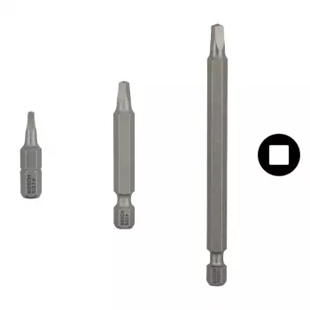 Juego de puntas de destornillador Bosch extra dura, 3 unidades, 25 mm de longitud, vástago hexagonal 1/4