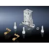Set de montaje para armario Rittal TS 4199.000 — carcasa de zinc, plateado, compatible con TS/SE/PS, cantidad por pack 6 uds.