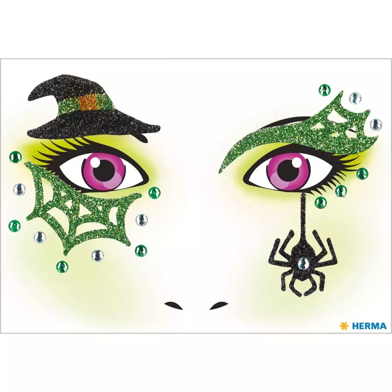 Pegatinas de arte facial HERMA bruja