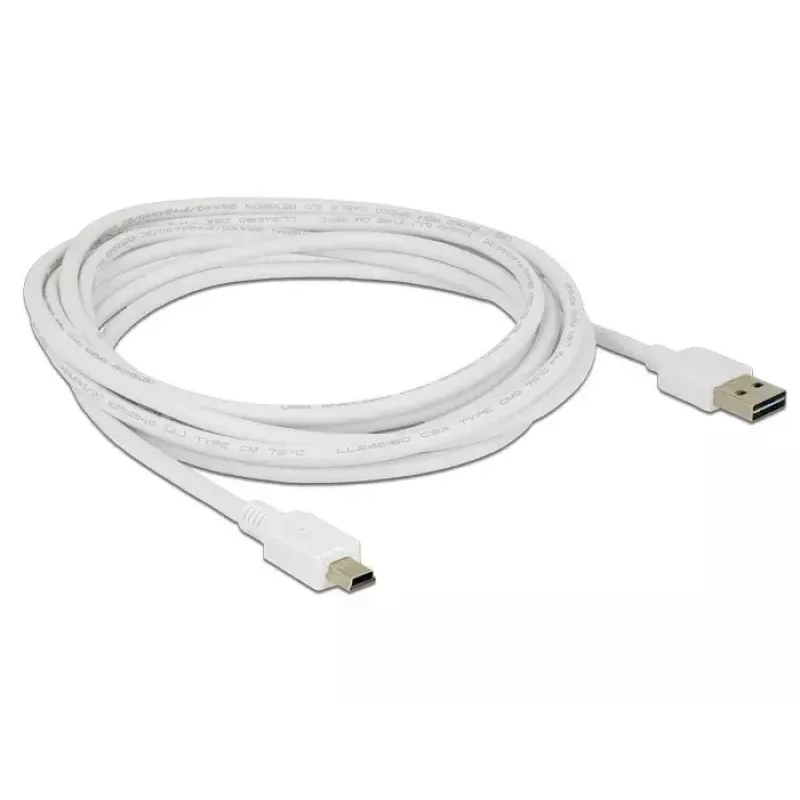 Cable USB DeLOCK 3 m USB2.0-A/USB2.0 Mini-B 85161