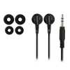 Ewent EW3584 cable para auriculares/headset con cable in-ear música negro