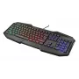 Teclado gaming Trust GXT 830-RW Avonn USB alemán negro RGB LED