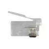 Conector modular ACT RJ11 (6P/4C) para cable redondo con conductores flexibles