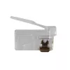 Conector modular Intronics RJ-12 M TD106M ACT cable redondo hilo macizo en bolsa 25 uds.