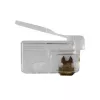 Conector modular ACT RJ12 (6P/6C) para cable redondo con conductores flexibles