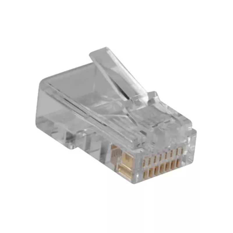 Conector modular ACT RJ45 (8P/8C) para cable plano